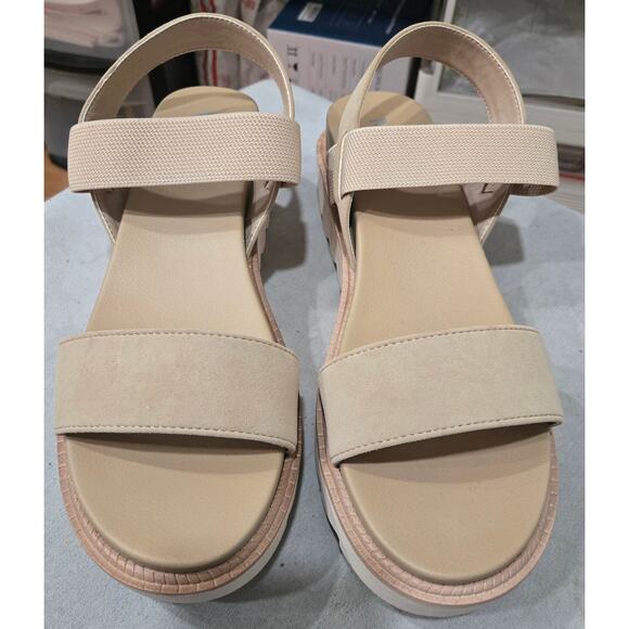 MIA "Jene" Sand Color Sandal Size 9 New Without Box - Picture 1 of 5